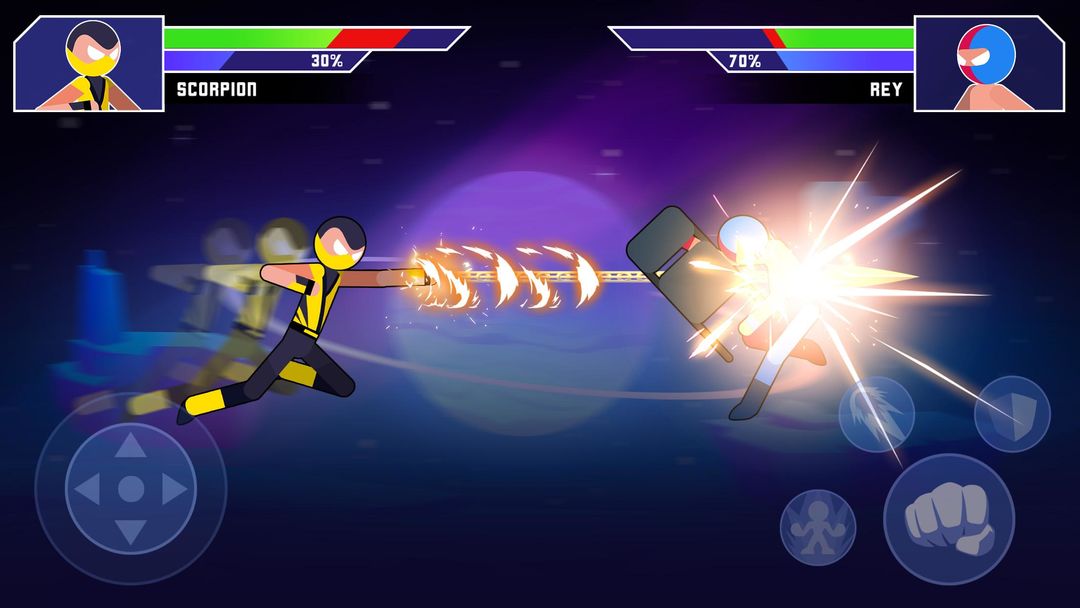 Galay of Stick: Super Champions Hero screenshot game
