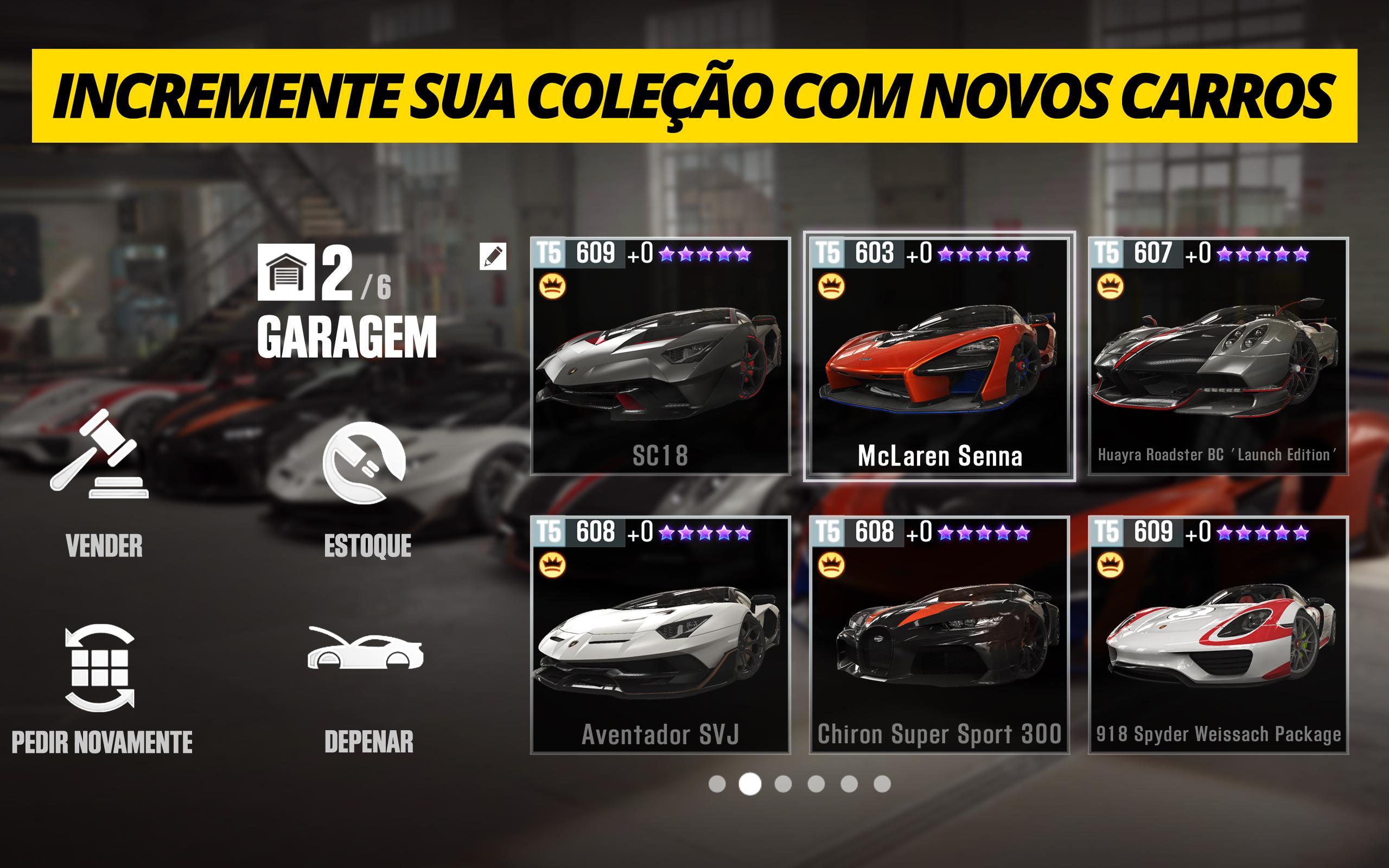 Captura de Tela do Jogo CSR Racing 2 - Jogo de Corrida