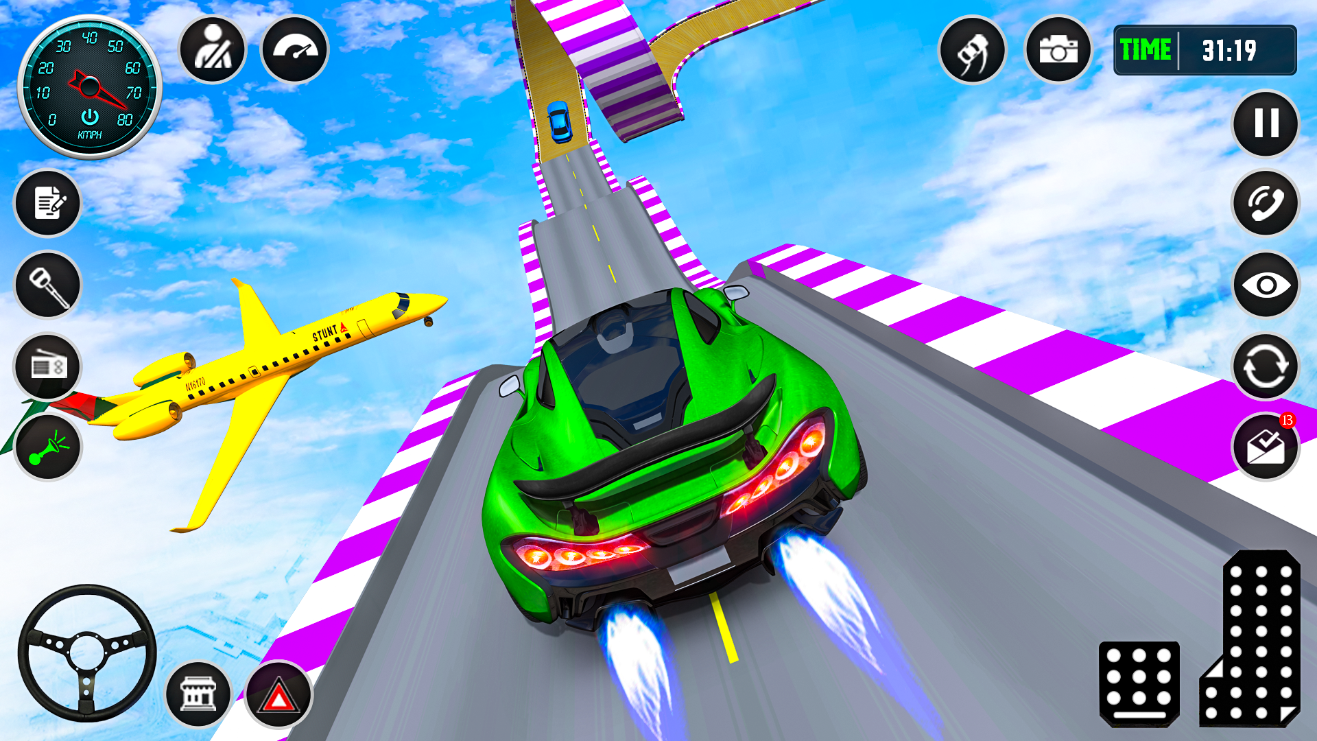 Скриншот игры Ramp Car Stunt Racing Game