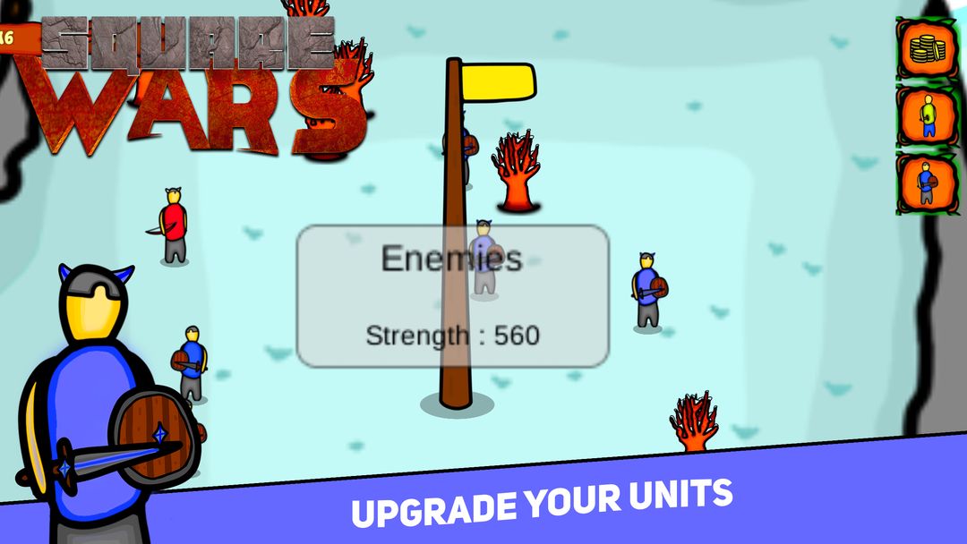 Square Wars screenshot game