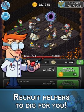 Tap Tap Dig - Idle Clicker Game 遊戲截圖