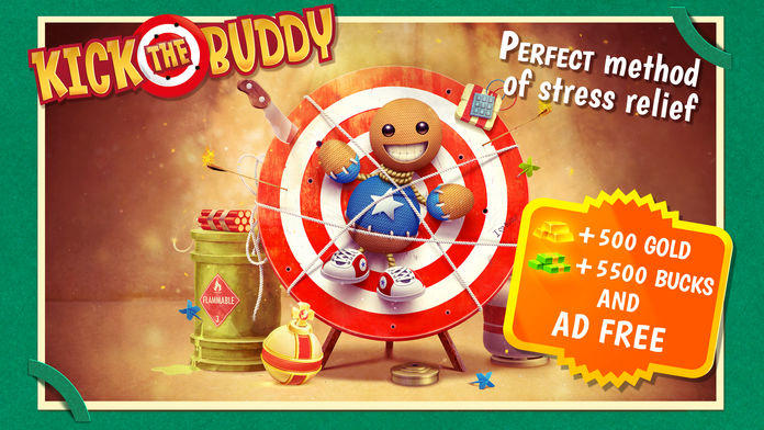 Cuplikan Layar Game Kick the Buddy (Ad Free)