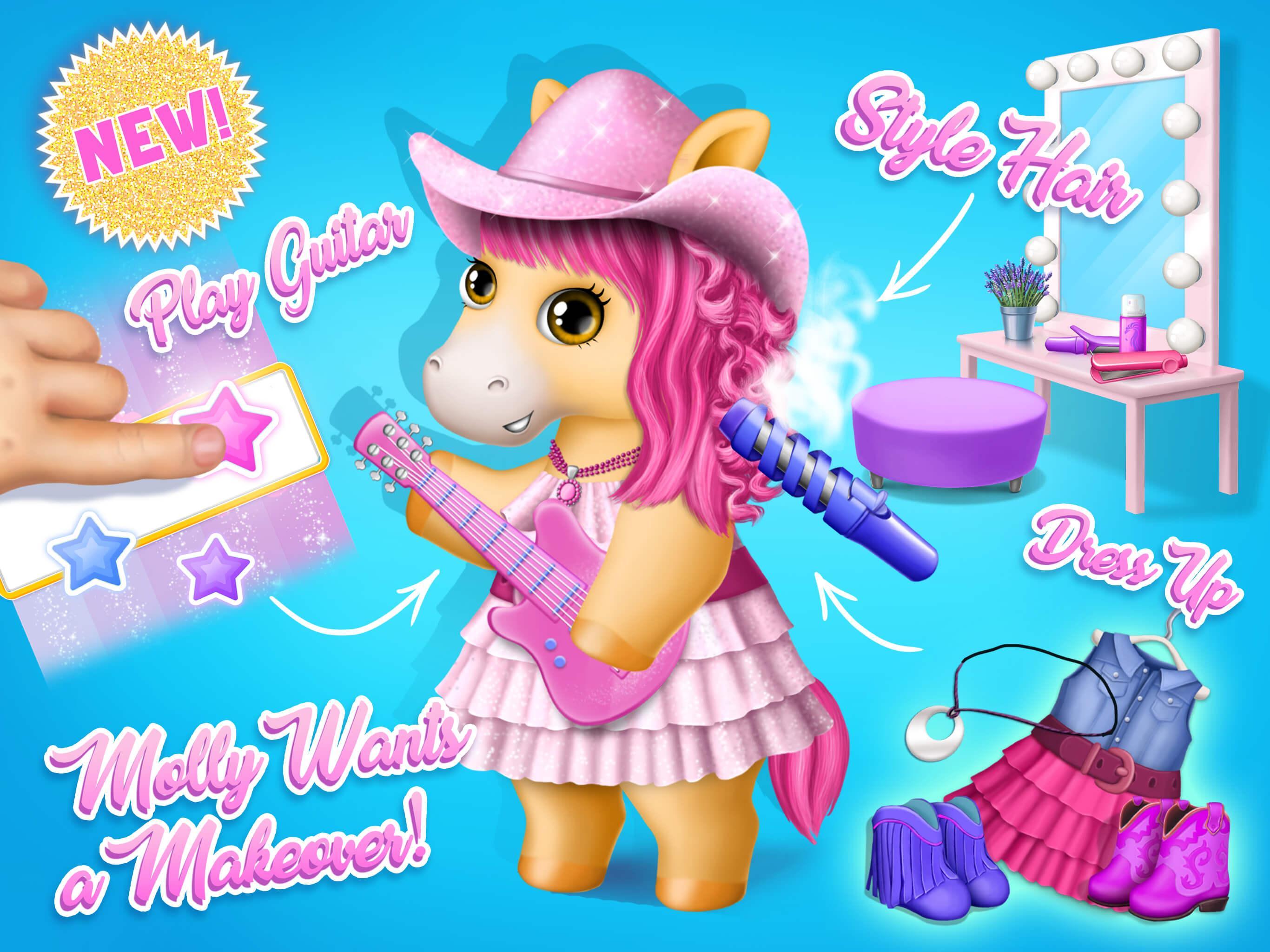 Cuplikan Layar Game Pony Sisters Pop Music Band