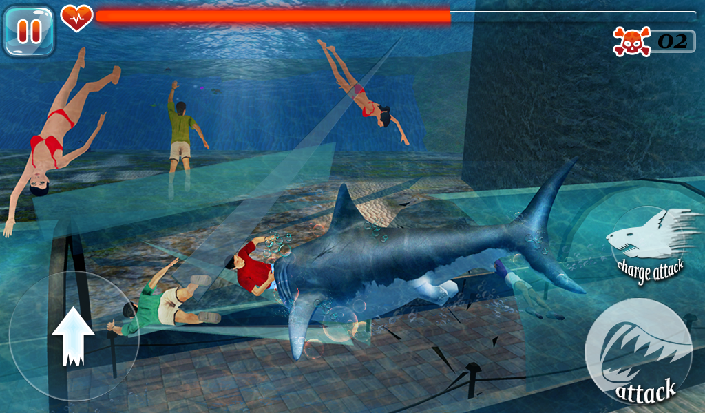 Scary Shark Evolution 3D 게임 스크린샷
