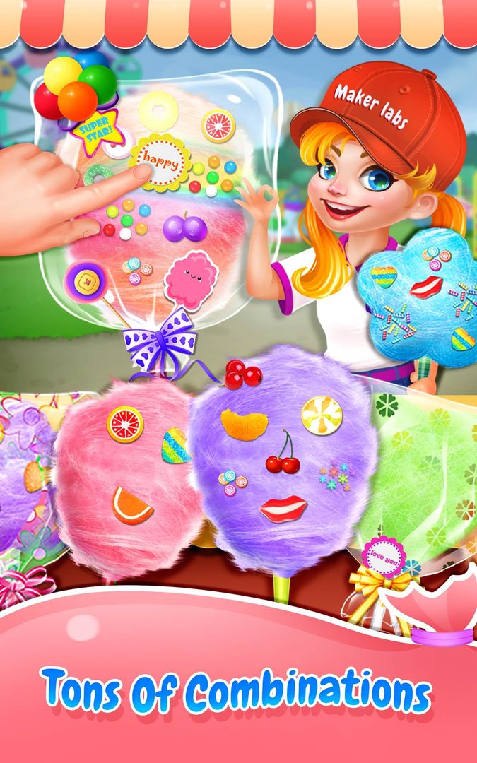 My Sweet Cotton Candy Shop screenshot game