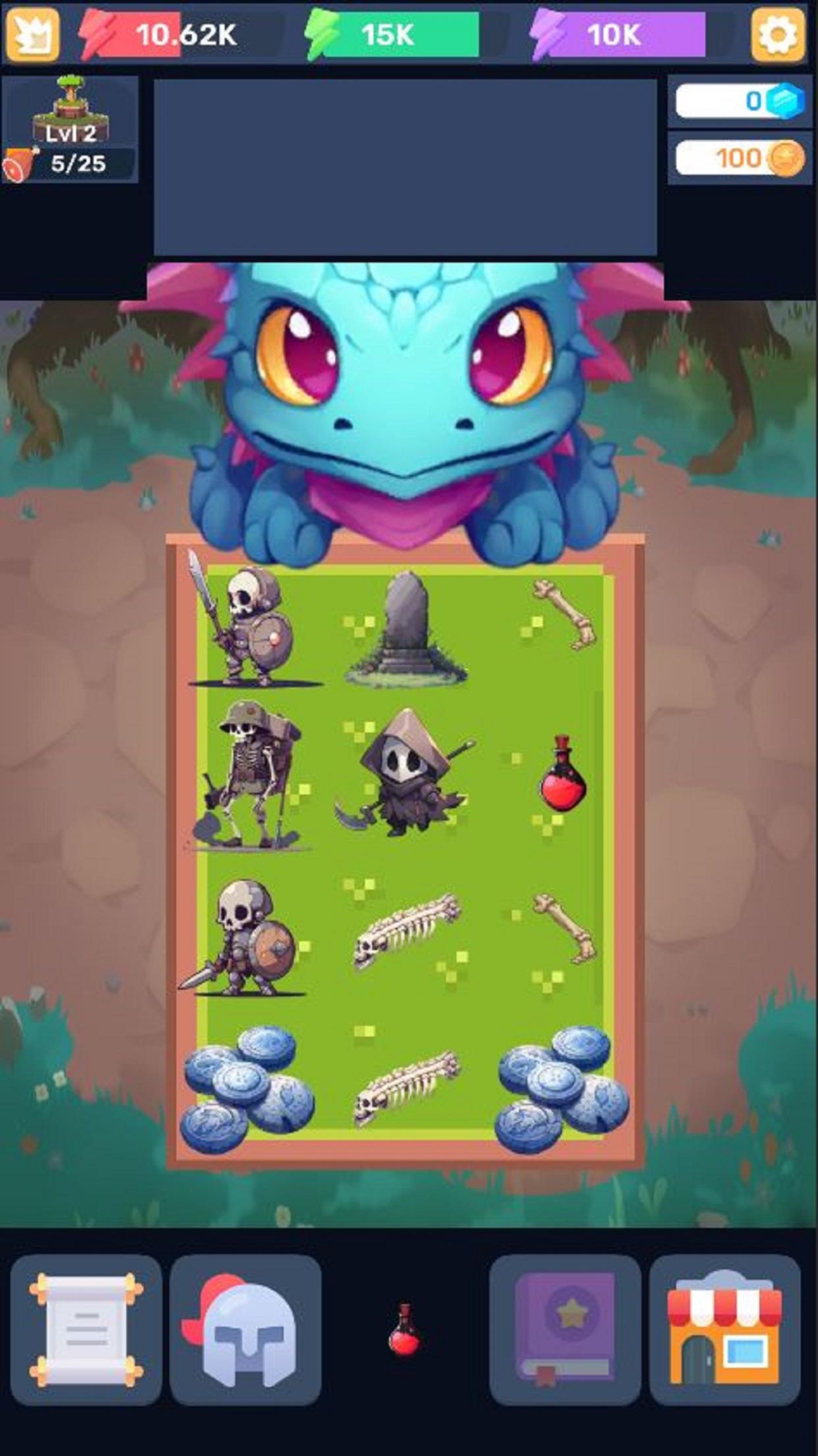 ドラゴンを育てる - マージゲーム ゲームのスクリーンショット