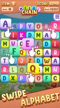 Captura de Tela do Jogo Merge Chain – Letter Matching