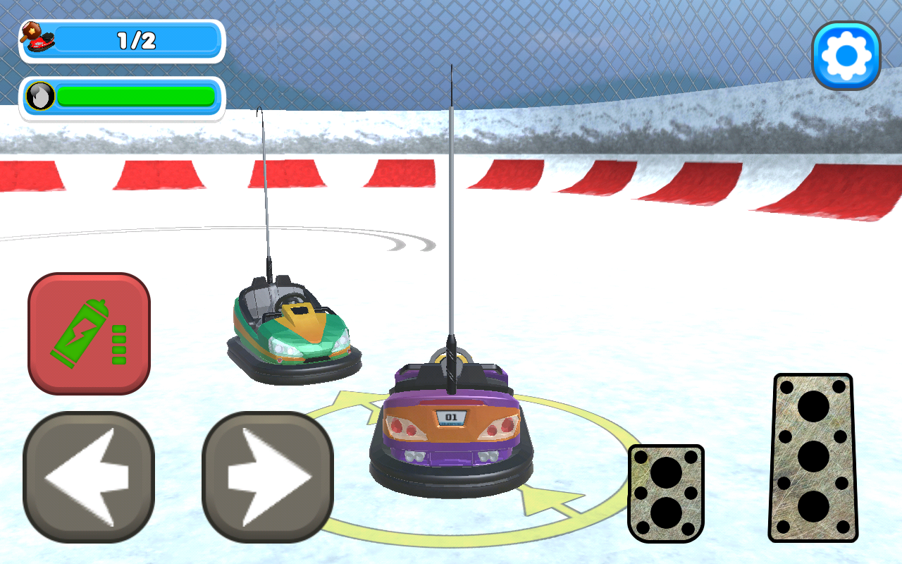 Cuplikan Layar Game Bumper Cars Blocky Destruction
