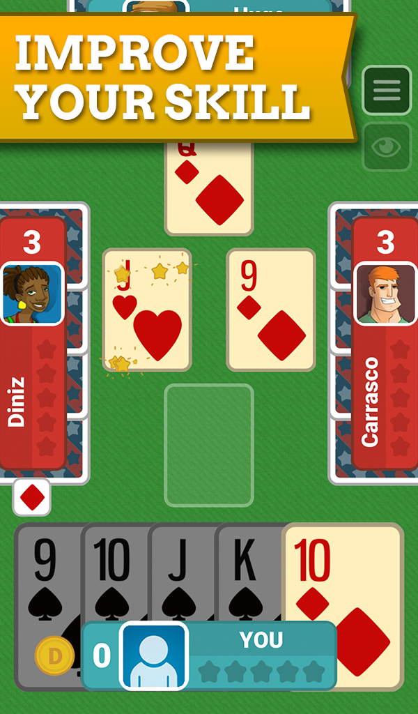 Euchre Jogatina Cards Online Game Screenshot