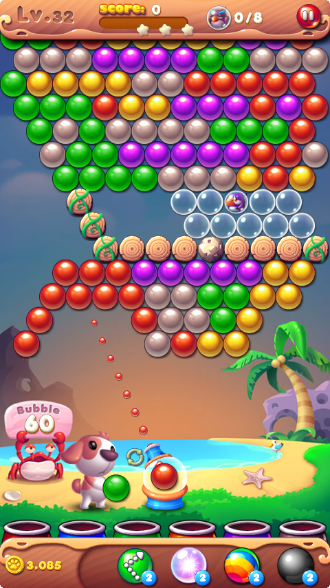 Bubble Bird Rescue 3 Game Screenshot