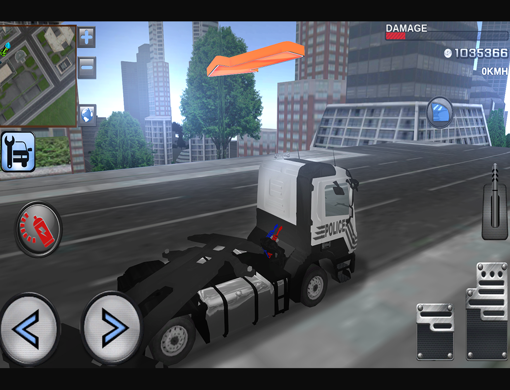 3D Police Truck Simulator 2016 Game Screenshot