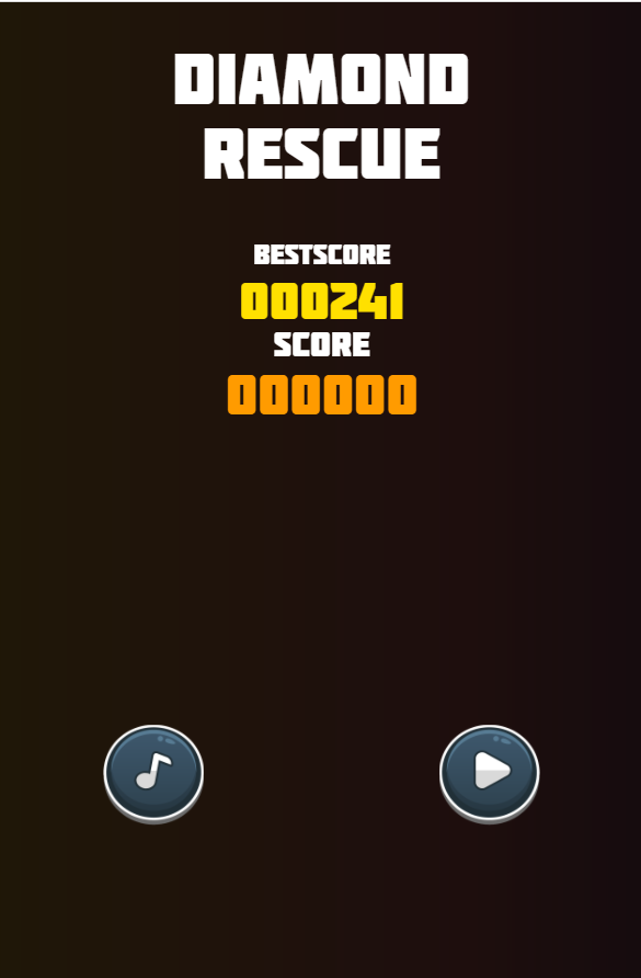 Diamond Rescue ゲームのスクリーンショット