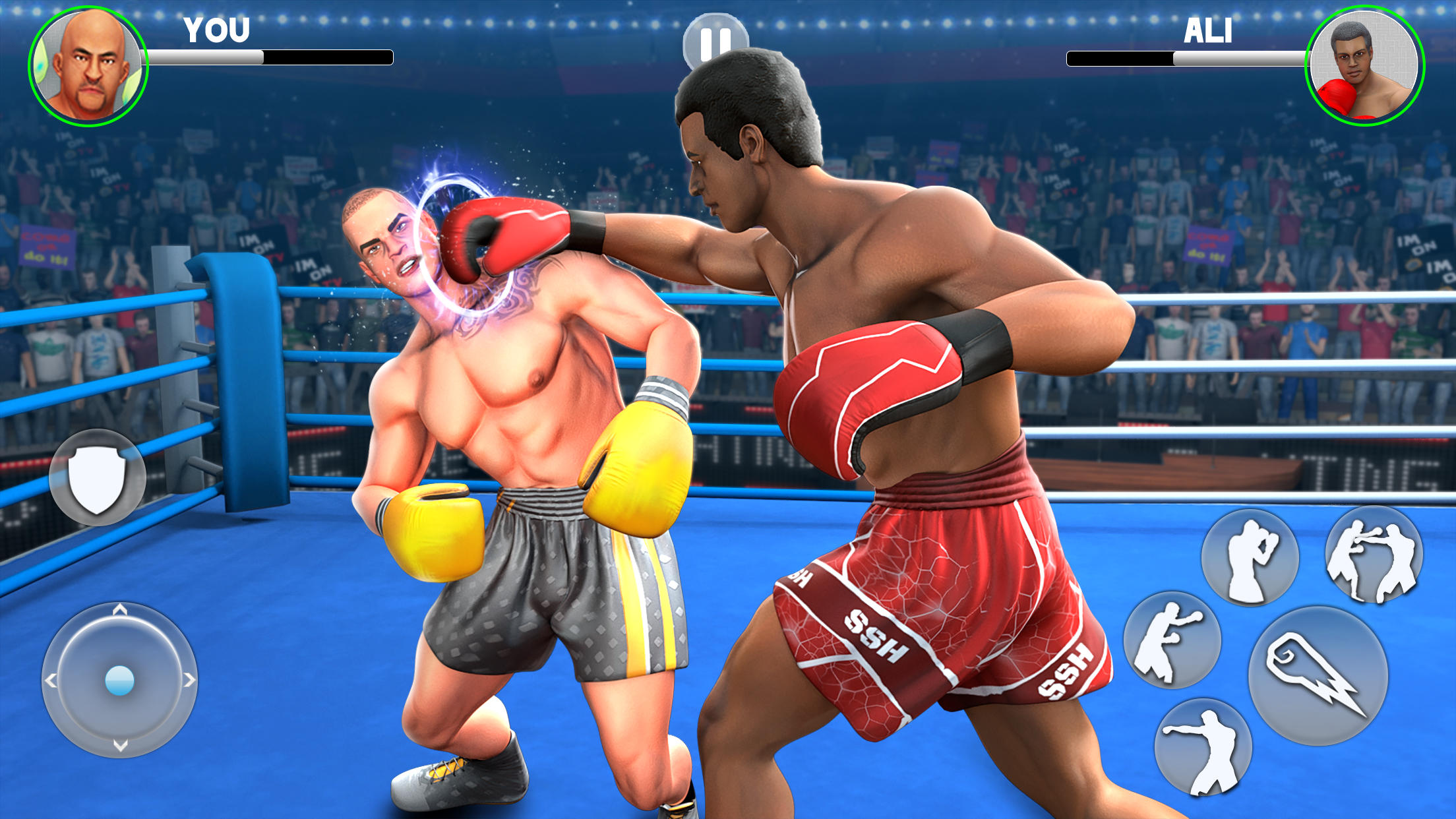 Screenshot 1 of เกมชกมวย: เกมต่อสู้ 2.4.6