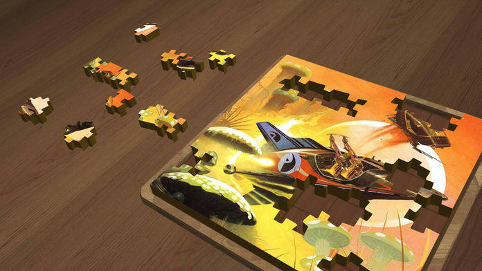 Super Jigsaws Fantasy Flights Game Screenshot