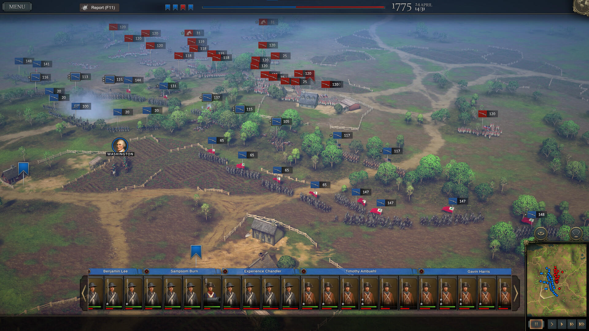Screenshot of Ultimate General: American Revolution