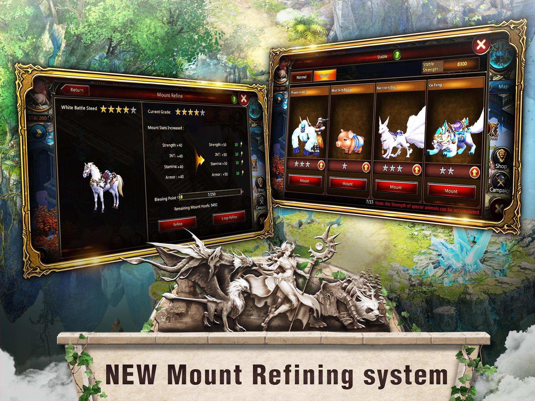 Wartune: Hall of Heroes Game Screenshot