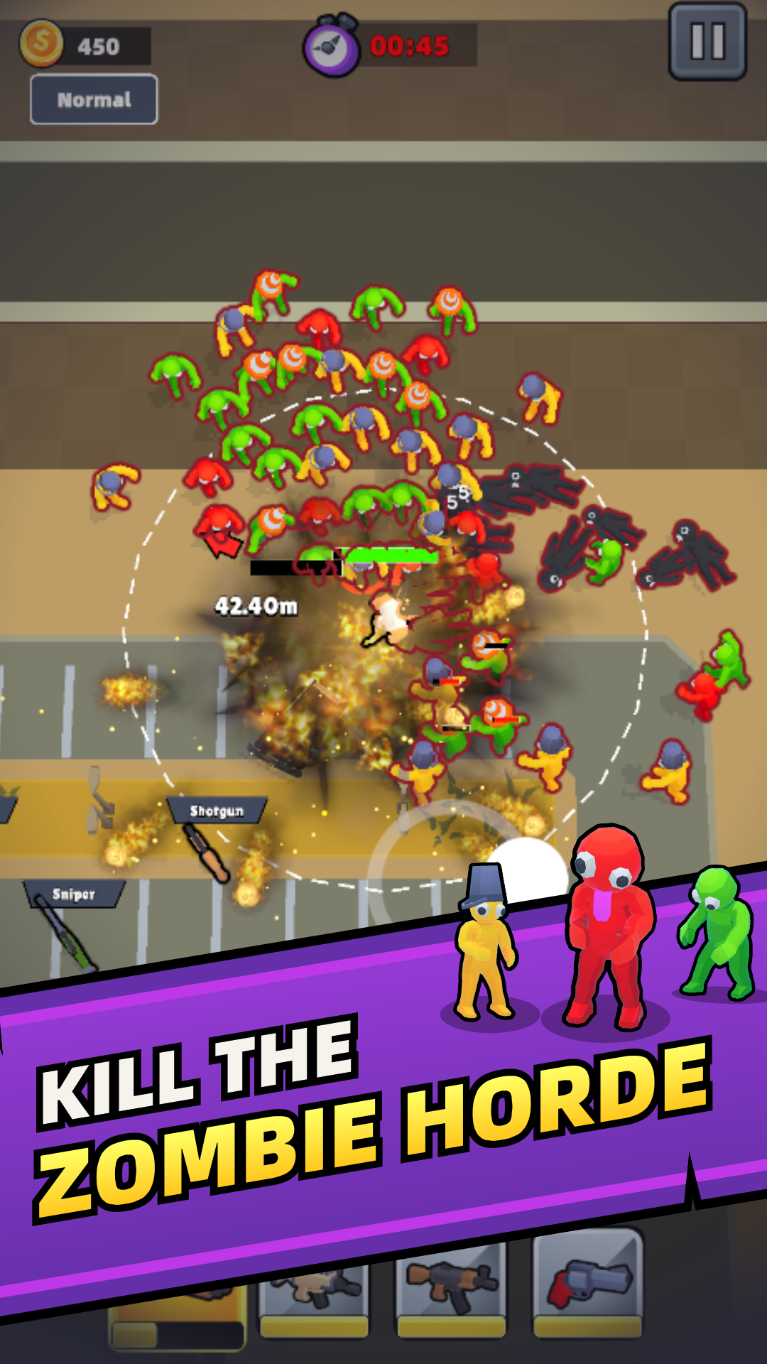 Zombie Maniac - Roguelike Game Screenshot