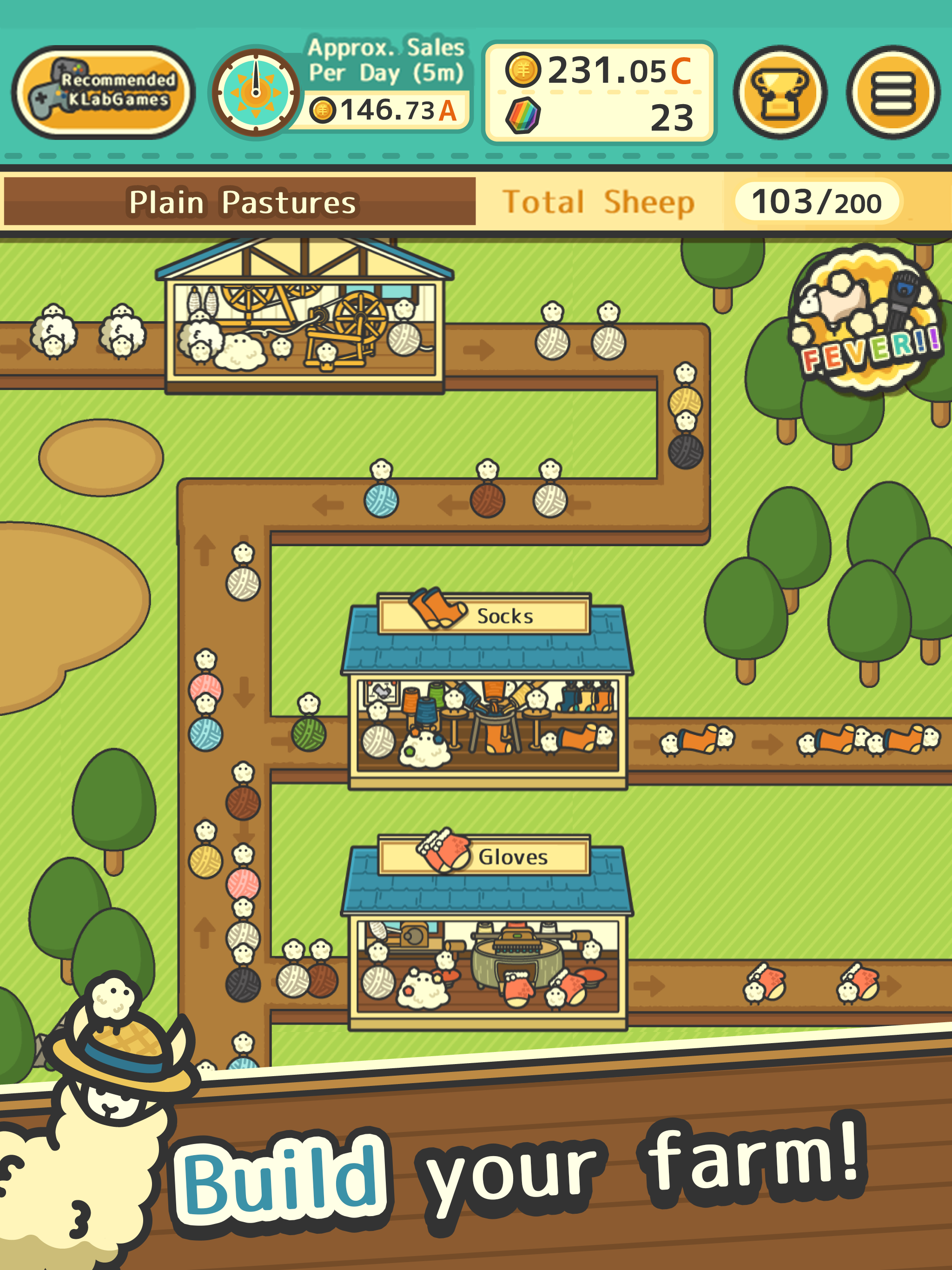 Fluffy Sheep Farm screenshot game