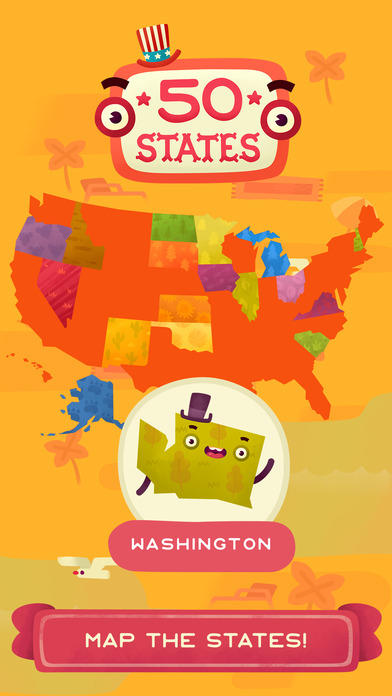 50 States - Top Education & Learning Stack Games ภาพหน้าจอเกม