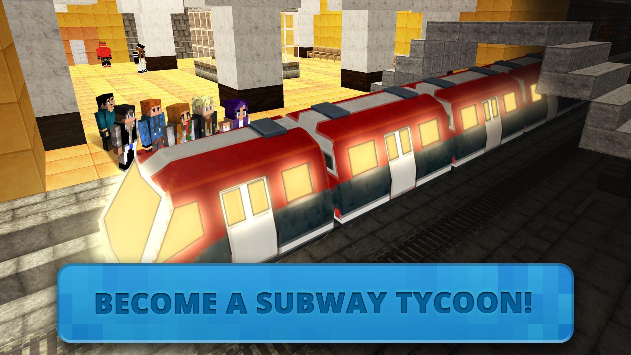 Subway Craft: Build & Ride Game Screenshot