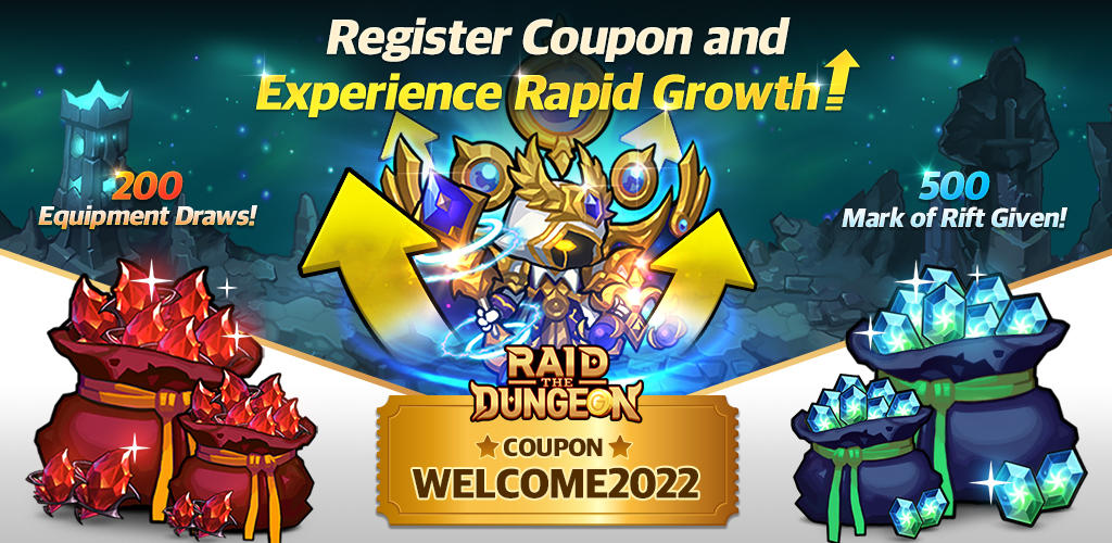 Banner of Raid the Dungeon : Idle RPG 