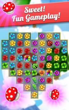 Flower Crush Match 3 Game Screenshot