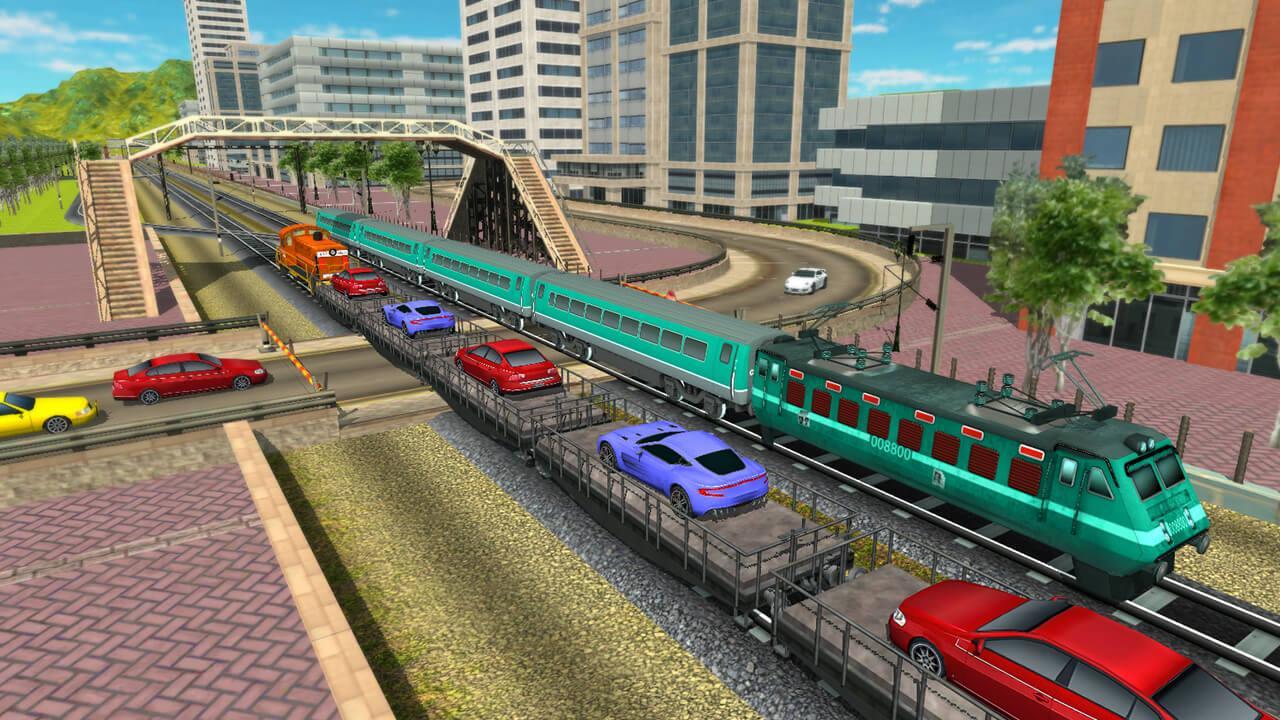Indian Train Transporter Sim Game Screenshot
