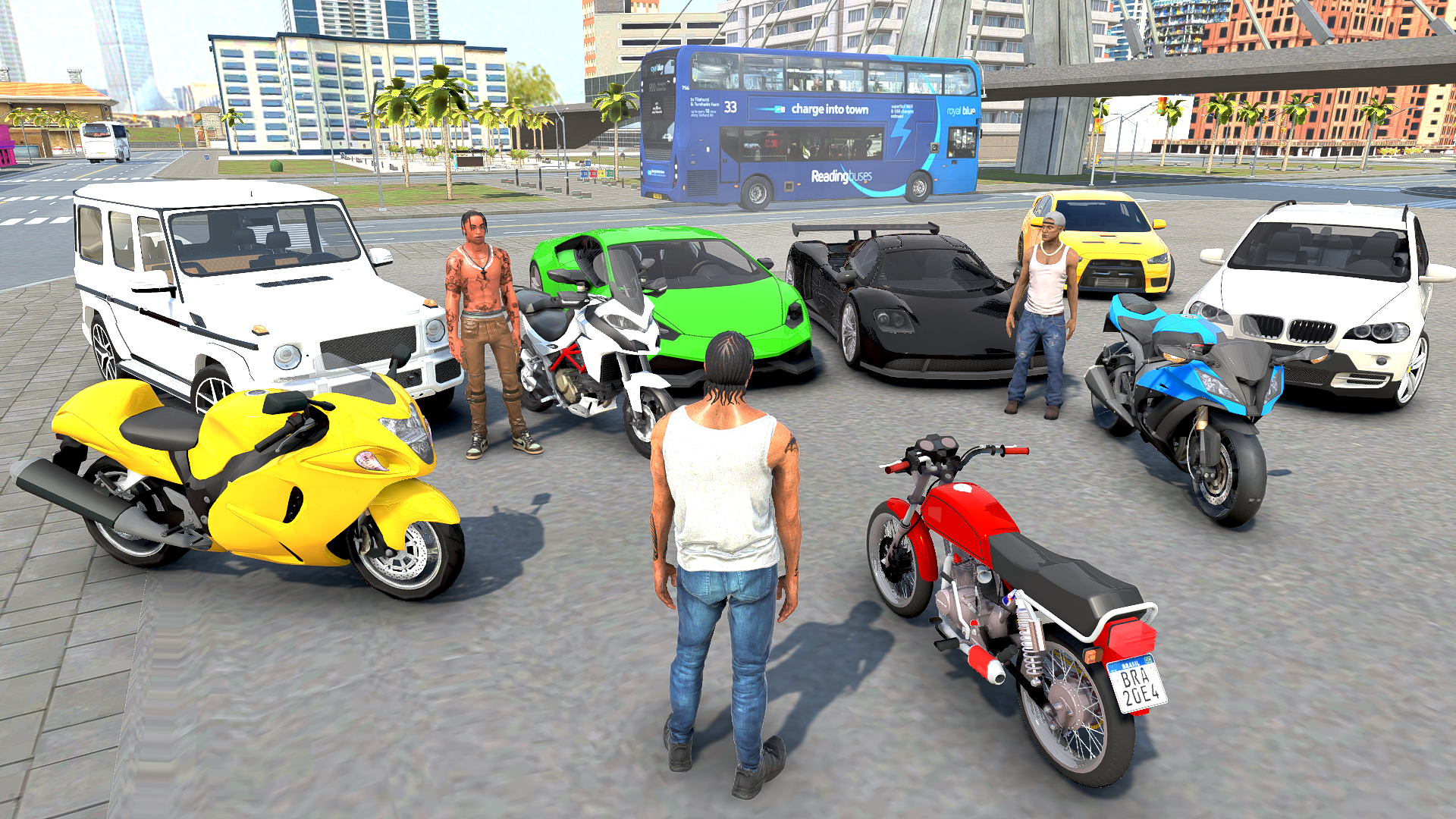 Screenshot 13 of Indian Bike Game 3d Driving 