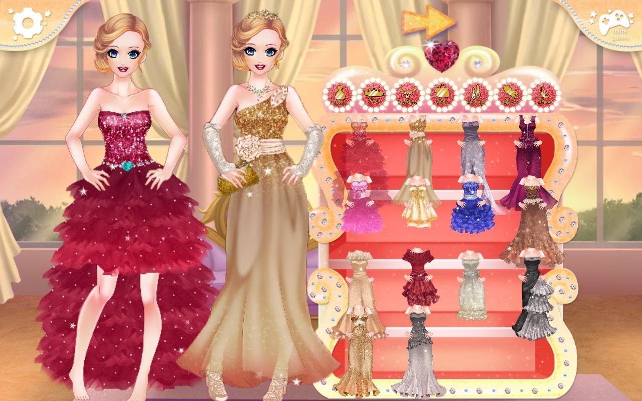 공주 댄스 파티 화보 게임 스크린샷