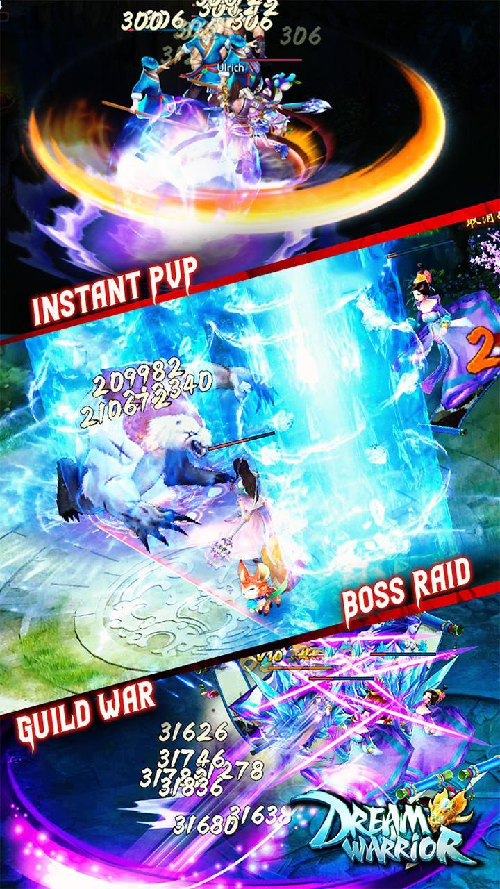 Dream Warrior ゲームのスクリーンショット