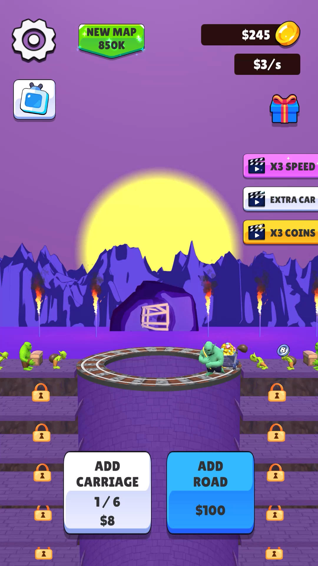 Goblin Train: Idle Tycoon screenshot game