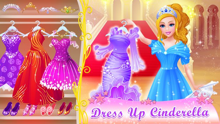 Cinderella Dress Up Girl Games ภาพหน้าจอเกม