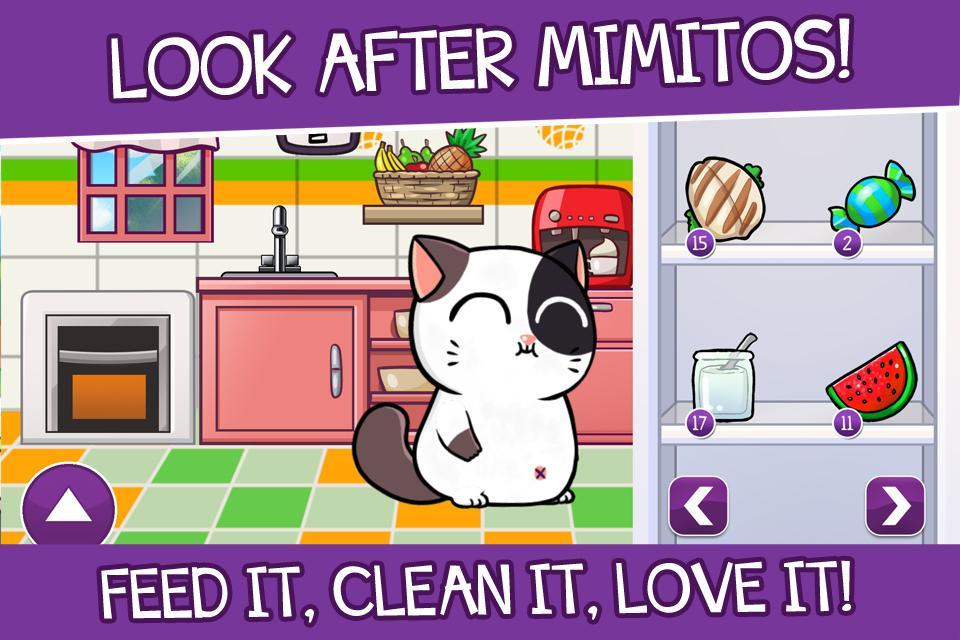 Screenshot of Mimitos Virtual Cat Pet