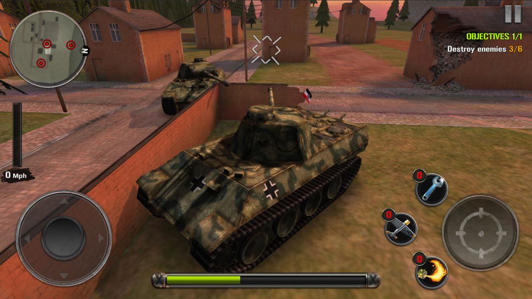 Tanks of Battle: World War 2 ภาพหน้าจอเกม