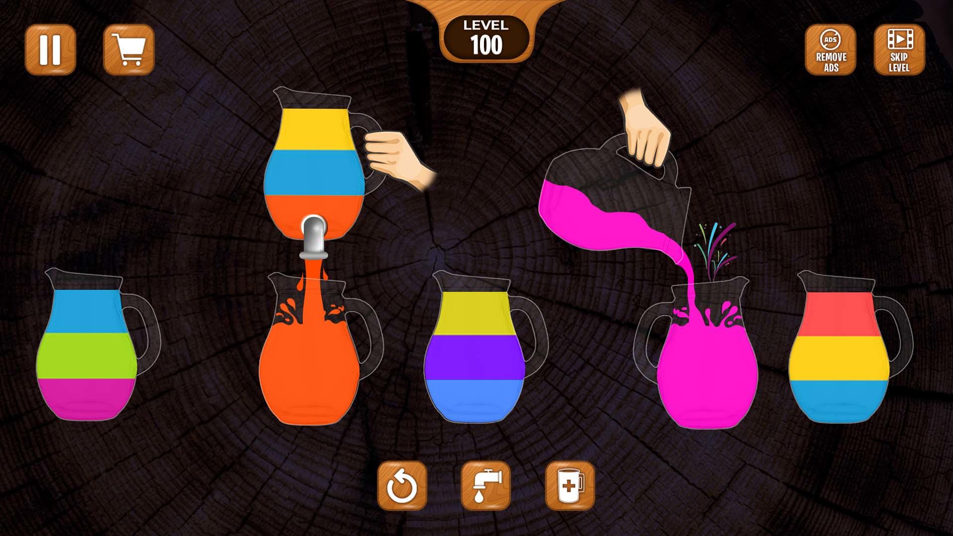 Screenshot of Vita Water Woody Color Sort