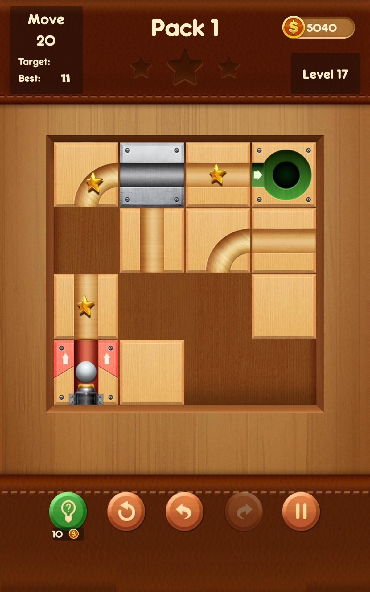 Screenshot of Ball Rolling Puzzle