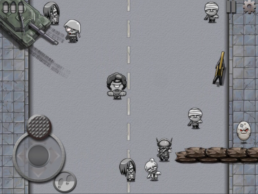 Cuplikan Layar Game 逃离僵尸街:最后的三颗子弹