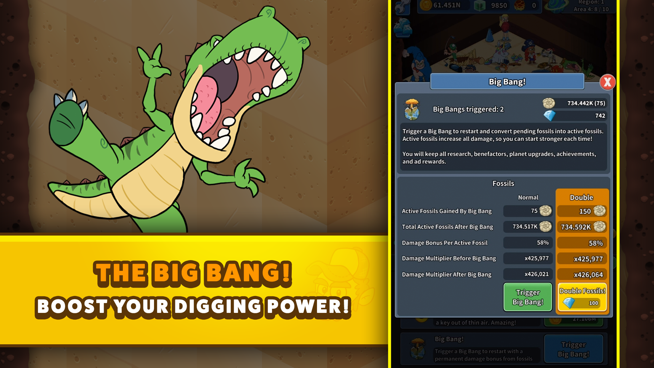 Tap Tap Dig 2: Idle Mine Sim Game Screenshot