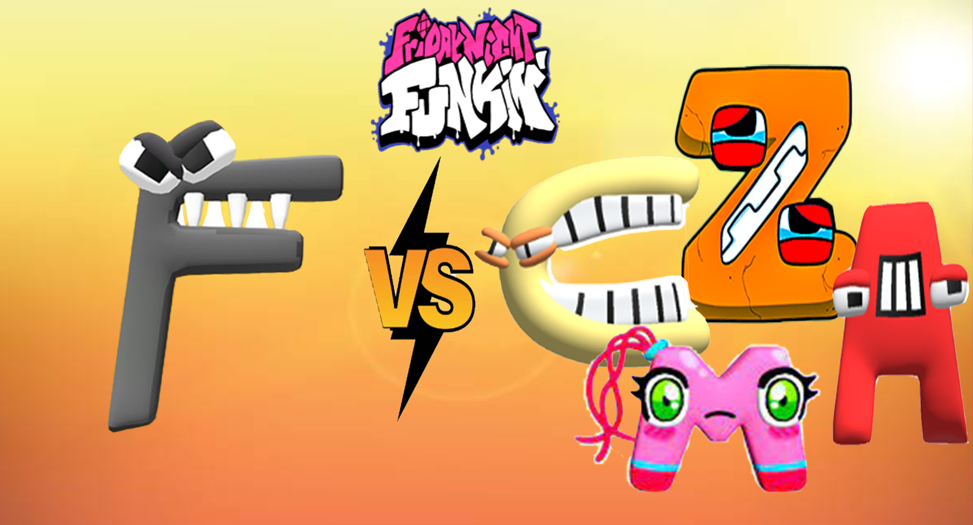 Screenshot of Merge Alphabet  :Test FNF