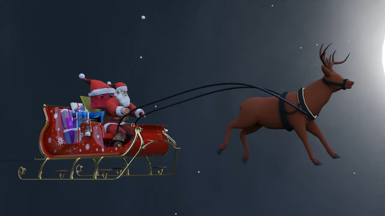 Captura de Tela do Jogo Boxy Boo EATS Santa
