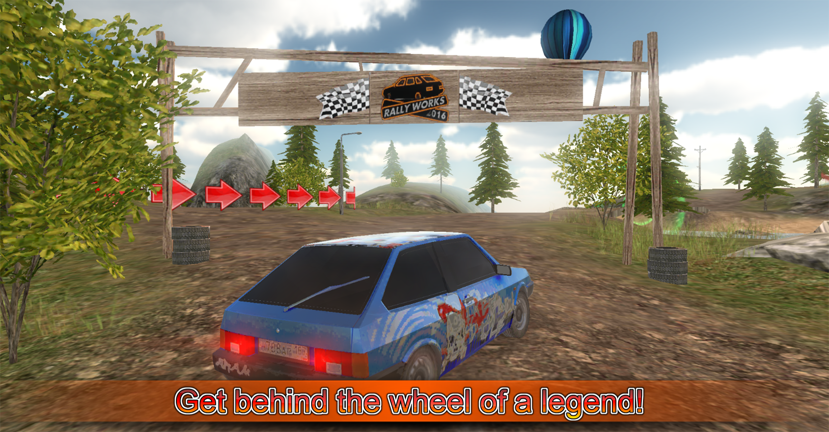 Скриншот игры Driving simulator VAZ 2108 SE