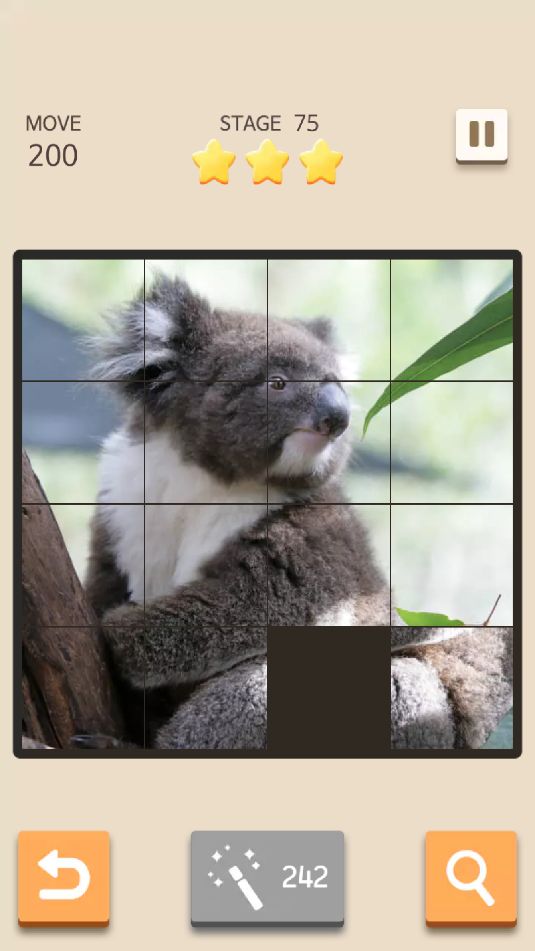 Slide Puzzle King Game Screenshot