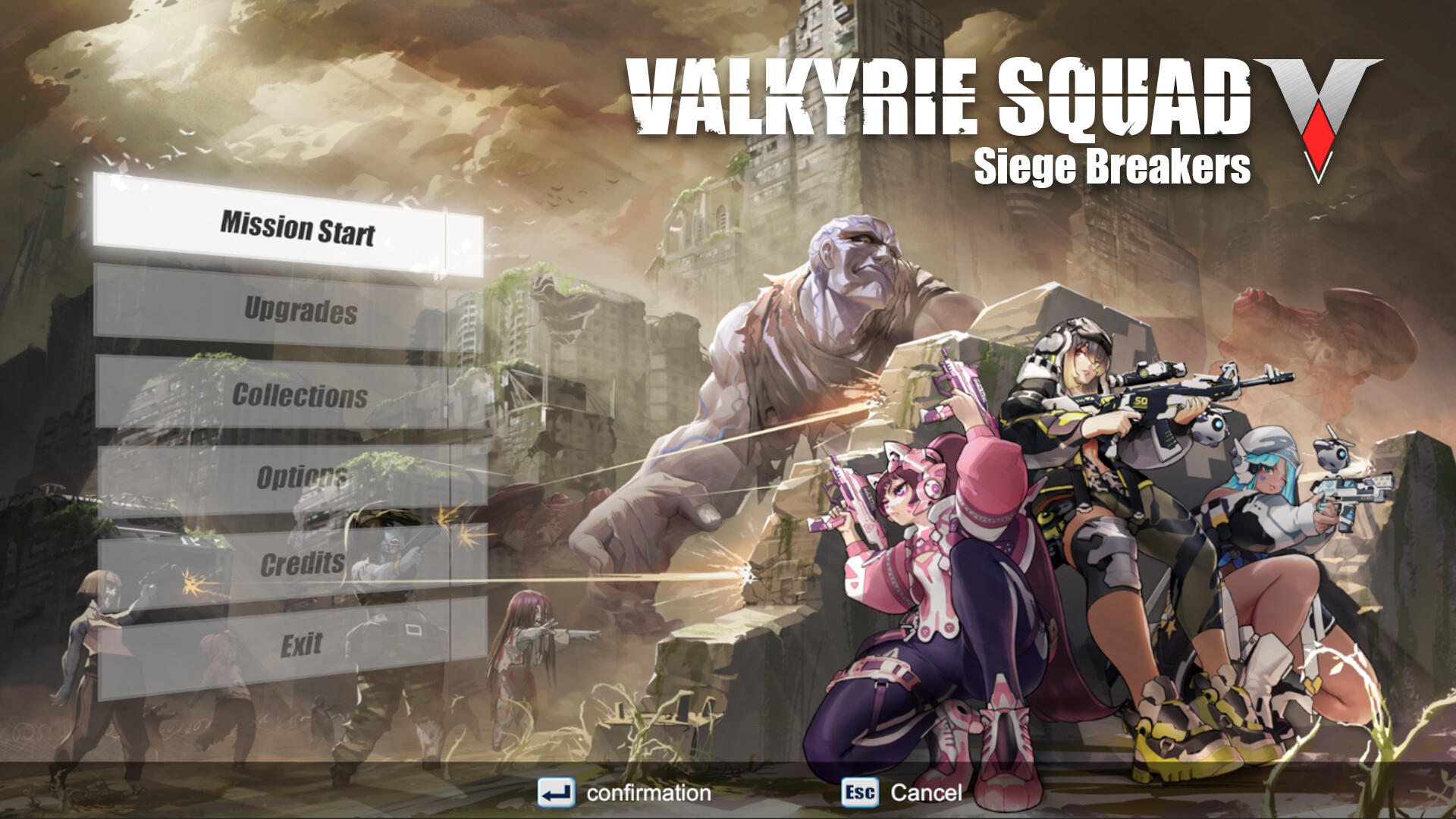 Screenshot of Valkyrie Squad: Siege Breakers