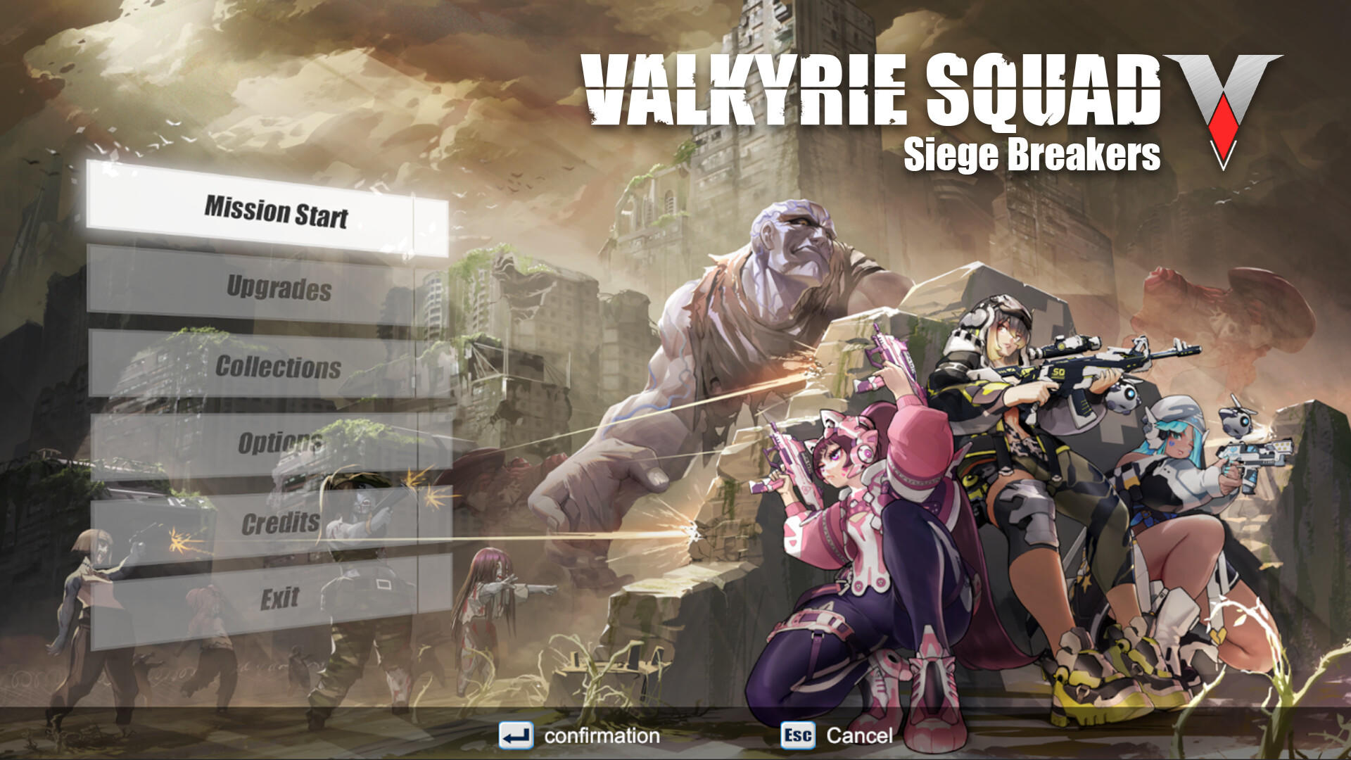Valkyrie Squad: Siege Breakers Game Screenshot