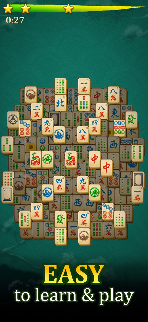 Screenshot of Mahjong Solitaire: Classic
