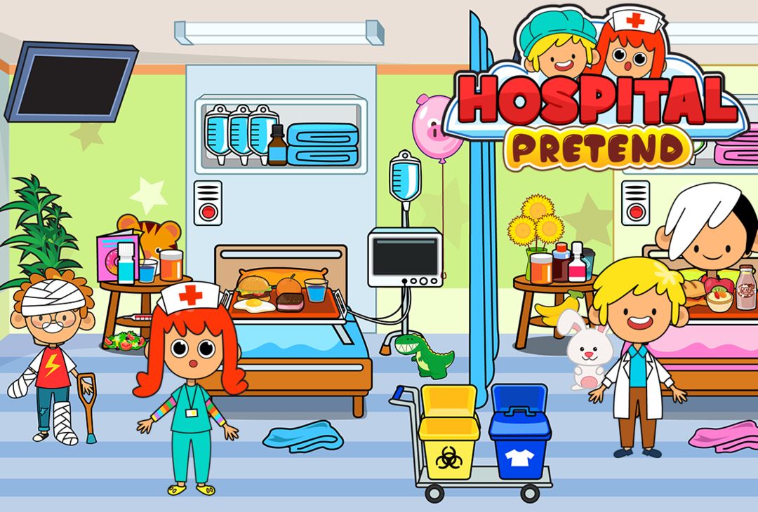 My Pretend Hospital Town Life screenshot game