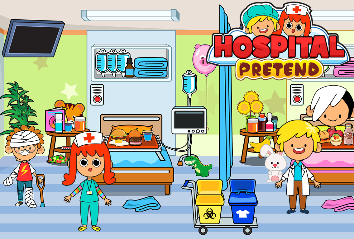 My Pretend Hospital Town Life ゲームのスクリーンショット
