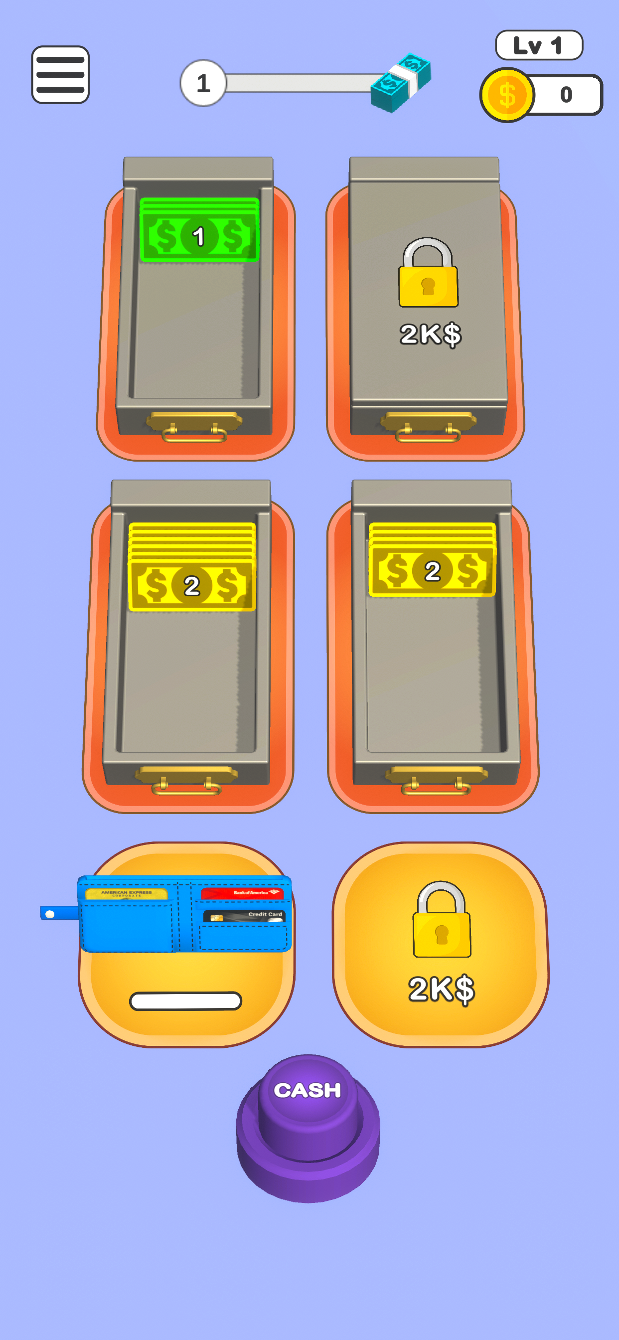 Wallet Filler Game Screenshot