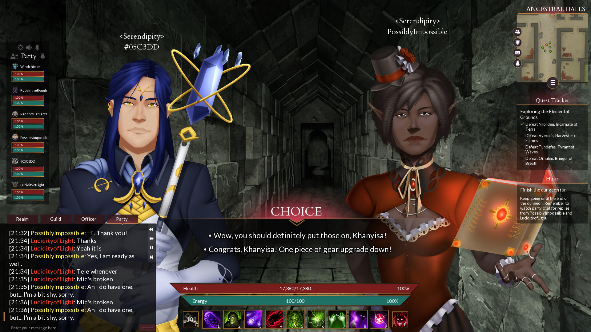 Screenshot of Emberfate: Tempest of Elements