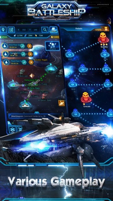Screenshot of Galaxy Battleship: Conquer